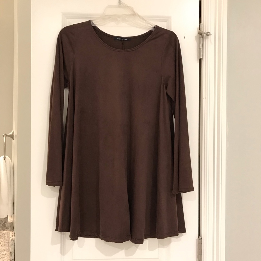 Suede dress